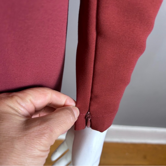 See by Chloe dress Medium minimalist rust secretary monochrome coquette office - Picture 8 of 14